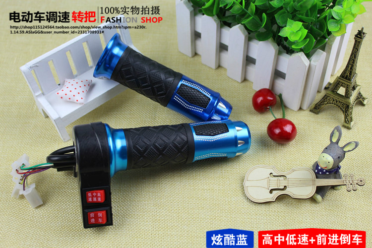 Anti-Slip Handlebars for Electric Vehicles, Speed Control Handlebars for Battery-Powered Vehicles, Universal Speed Controller for Tricycles, Cruise Control, Reverse Throttle Handle