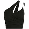 Sexy suspender back fitness top with bra mat yoga clothes