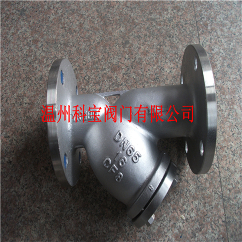 GL41W-25P/R CF8/304 高压Y型法兰过滤器