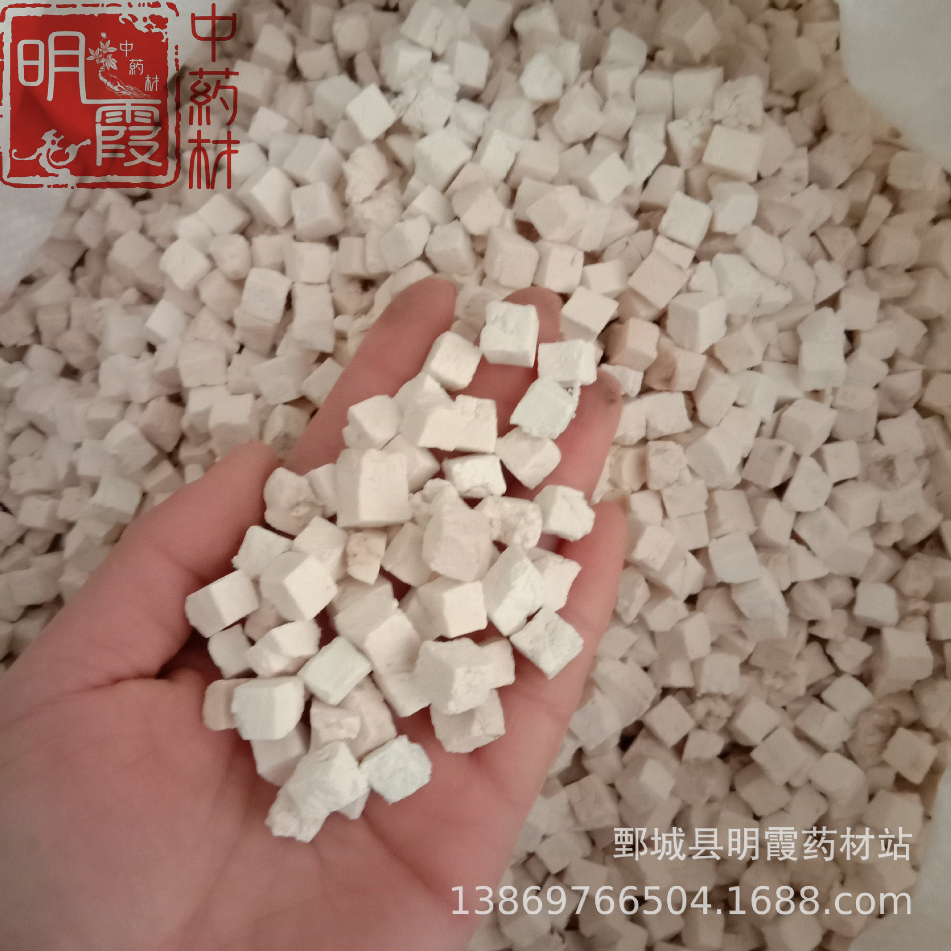 明霞药材 批发零售供应茯苓丁【茯苓】1000克 中药材 花草茶