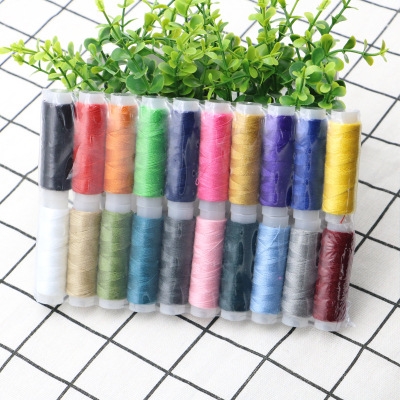 Exit Explosive money Shrink film 20 Colored sewing thread Polyester fiber Small lines Sewing box parts Dedicated Manufactor Direct selling goods in stock