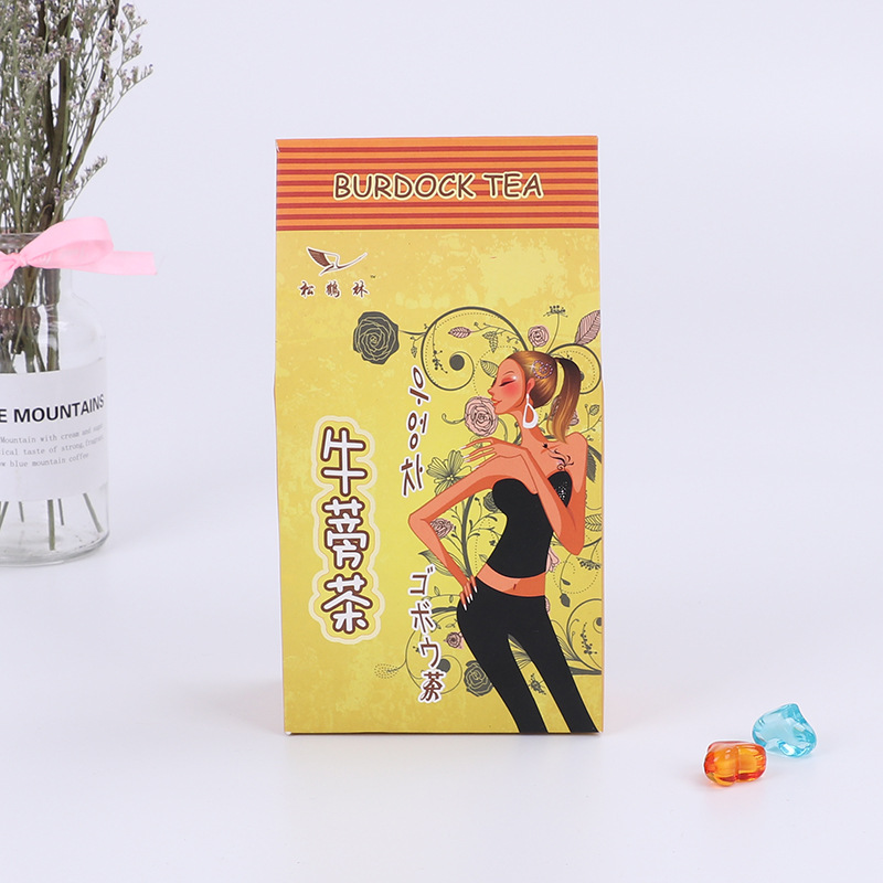 厂家直销定制纸盒牛蒡茶包装盒礼盒喜糖盒