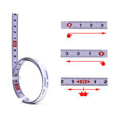 粘性刻度尺 可粘刻度粘贴尺粘性尺带胶自粘逆向中分刻度机械标尺