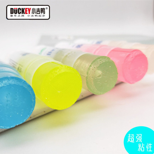 Xiaojiya student handmade glue stick strong solid glue color transparent jelly solid glue Korea 7210