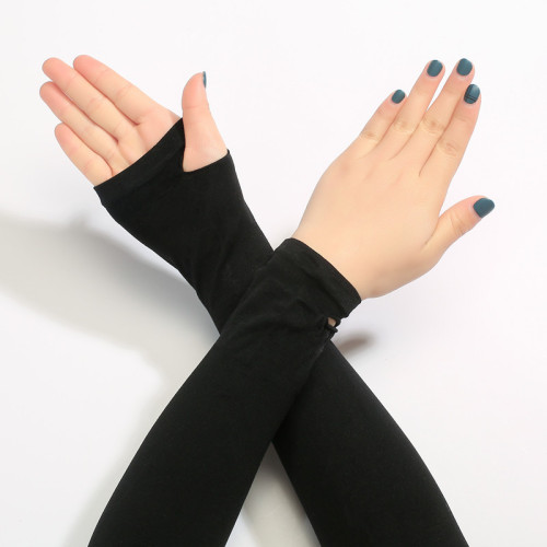 Korean style summer ice sleeves sun protection sleeves running men's gloves outdoor cycling thin ice silk ice sleeves for women