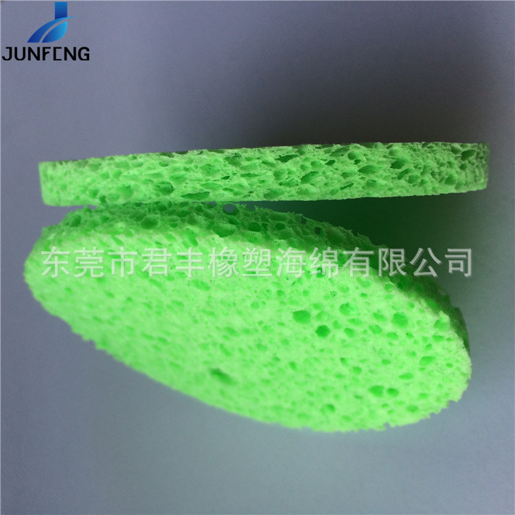 焊台烙铁架清洁海绵贴片绿色10cm吸水变大木浆棉 厂家批发
