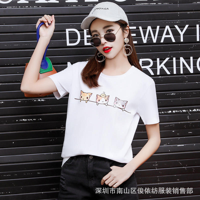 T shirt femme JUNYI TEXTILE VêTEMENTS en Coton - Ref 3314766 Image 21