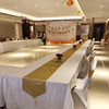 European -style simplicity champagne gold hotel wedding rice table cloth table flag solid color long strip TV cabinet cloth bright noodles