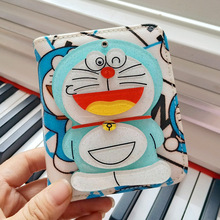 日韩叮当猫钱包中短款拉链机器猫卡通动漫可爱呆萌男女学生零钱包
