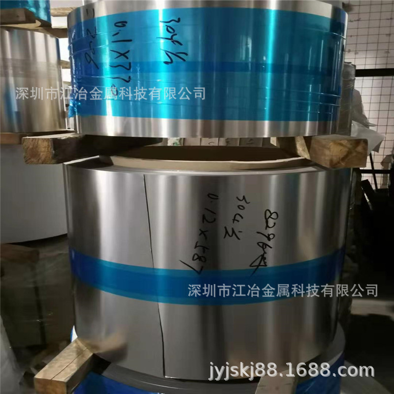 301精密不锈钢带 宽度分条 厚度0.6/0.7/0.8mm 软料钢带 钢片垫板