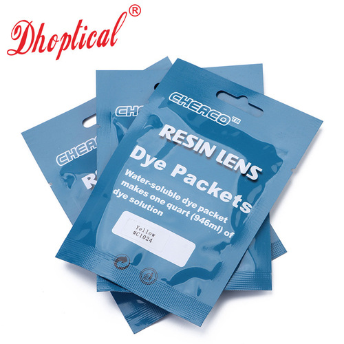 Lens tinting powder, resin lens tinting powder, tint-free spectacle lens tinting powder, eyeglass accessories