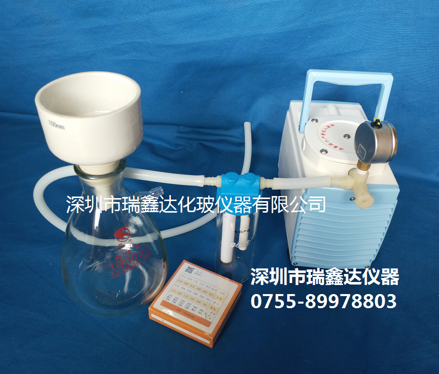 隔膜真空泵抽滤装置1000ml真空泵抽滤装置 防倒吸抽真空实验泵