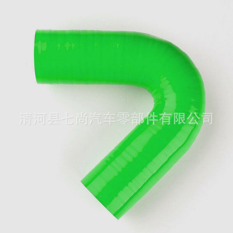 供应汽车0 45 90 135 180度改装硅胶弯管T V U型异形硅胶管