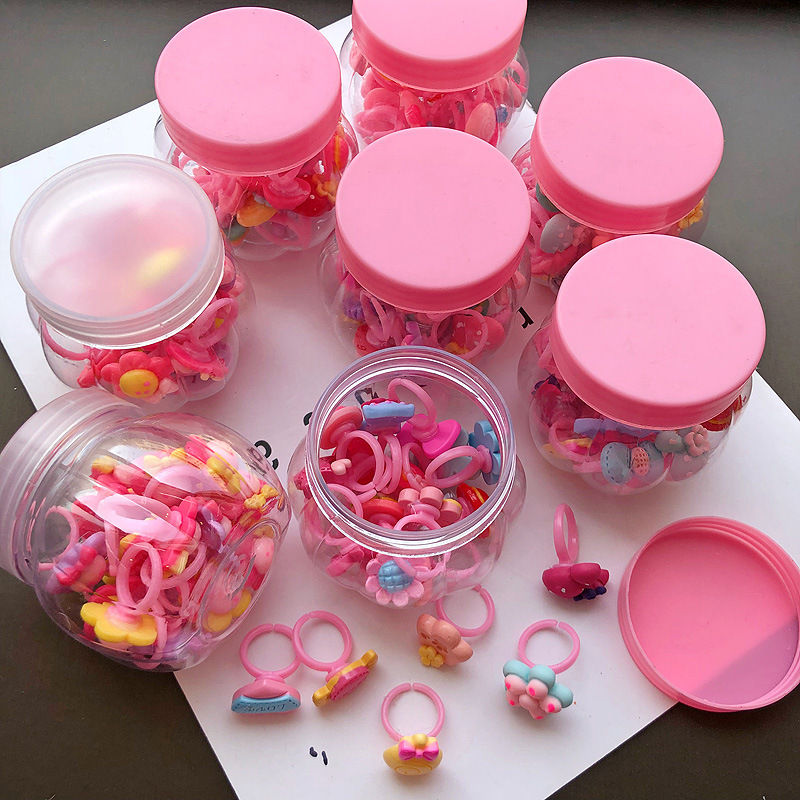 5.5 element/Korean Edition colour Lollipop bow children Ring fashion Female baby Jewelry Yiwu wholesale