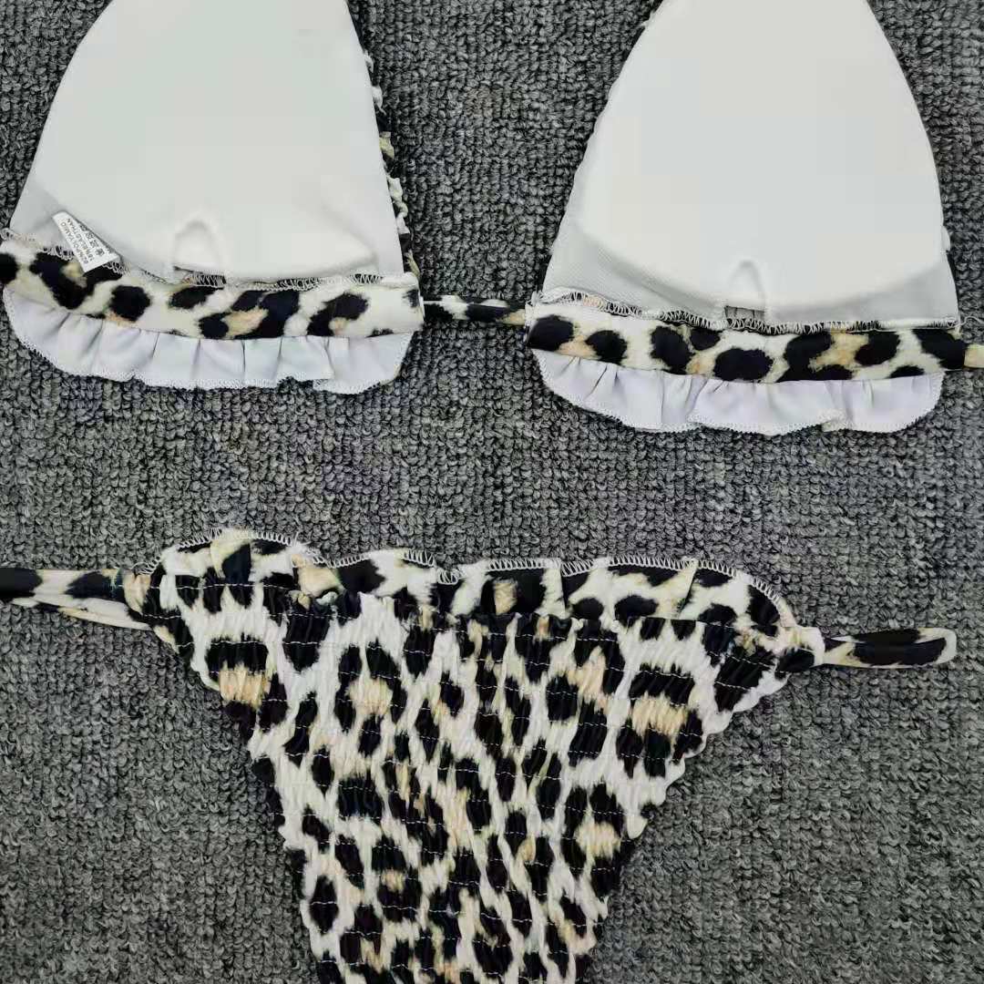 bikinis de leopardo de mujer de moda al por mayor NSZO1574