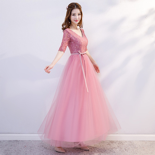 Bridesmaid Dress Dousha long sister dress performance evening dress Bridesmaid Dress