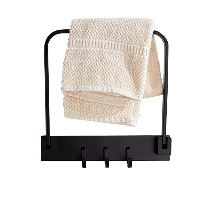 Creative black Scandinavian towel