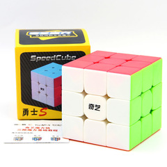 Qiyi Warrior S 3-Stage Colored Rubik's Cube for Students and Children, Beginner Training Institute Recommended 3-Stage Brain Teaser Rubik's Cube