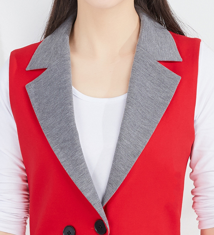 Gilet femme en Mélange de fibres chimiques - Ref 3316204 Image 14