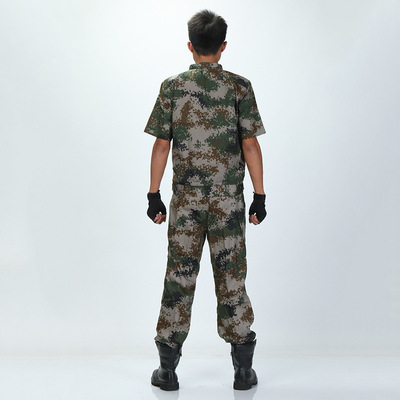 批发迷彩短袖套装数码丛林短袖工作服夏季军训迷彩服（3种色）|ms