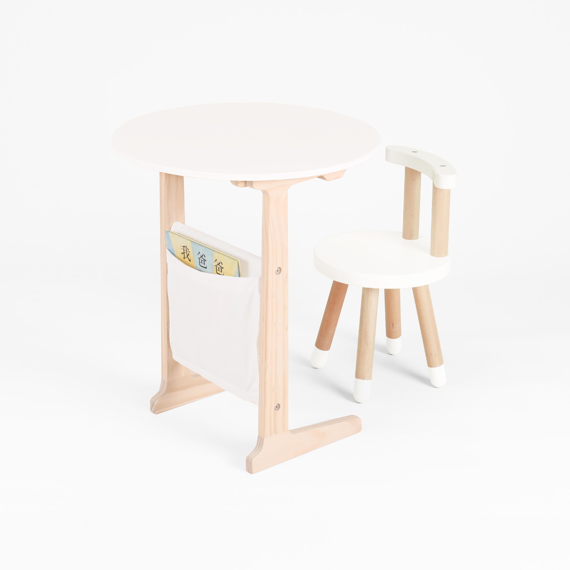 Nordic Style Minimalist Sofa Companion Table Can Be Stored,Lightweight,Adjustable Height,Small Coffee Table,Lazy Bedside Table