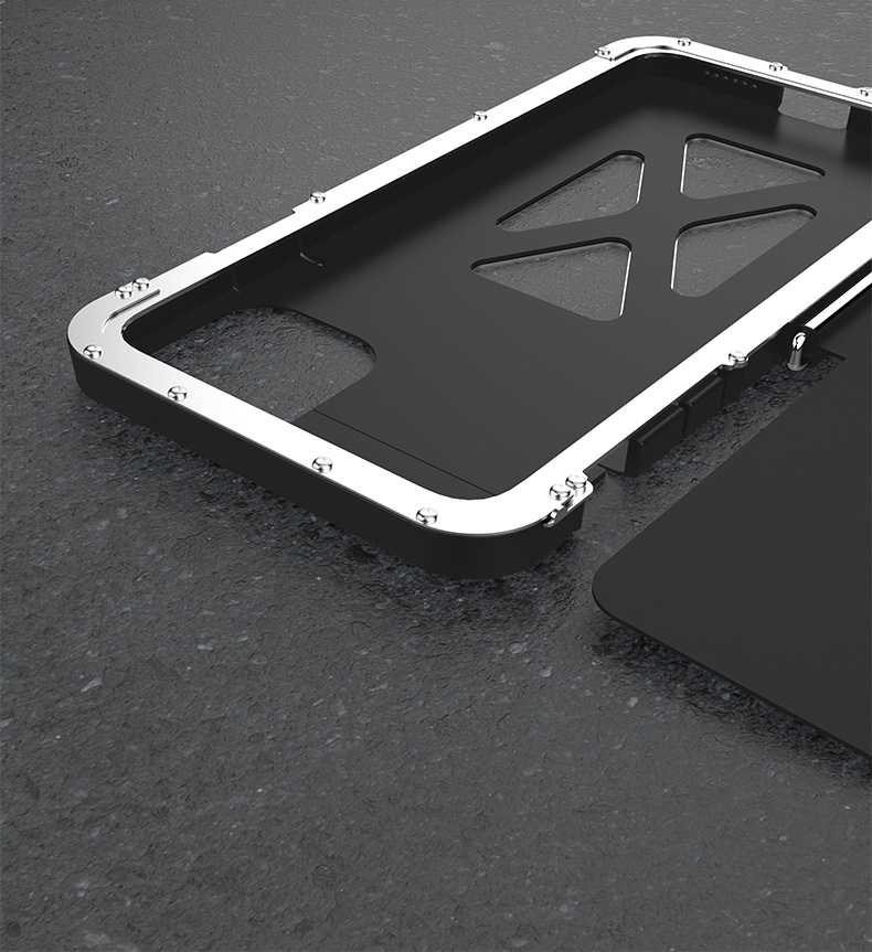 Armor King Iron Man Luxury Shockproof Stainless Steel 360° Rotating Metal Flip Case Cover for Apple iPhone 11 Pro Max & iPhone 11 Pro & iPhone 11