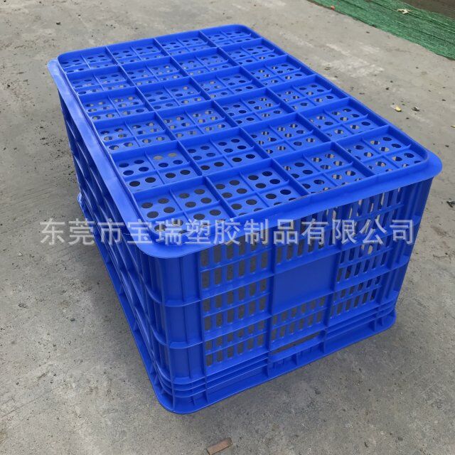 广东加厚可叠分拣筐海鲜箩虾水果蔬菜箩电子厂车间箱现货