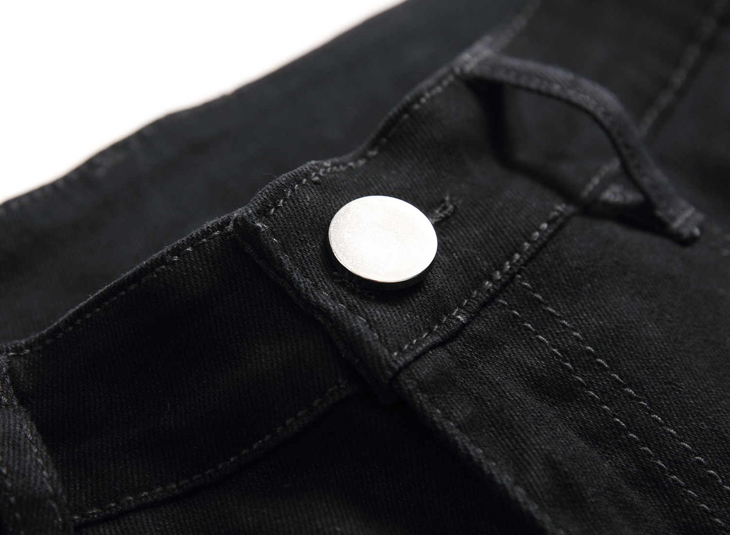 boy 2025 Black Jeans Men Stretch High Quality Cross-border Men's Pants Brand Trendy Ripped Design_viptrois.com