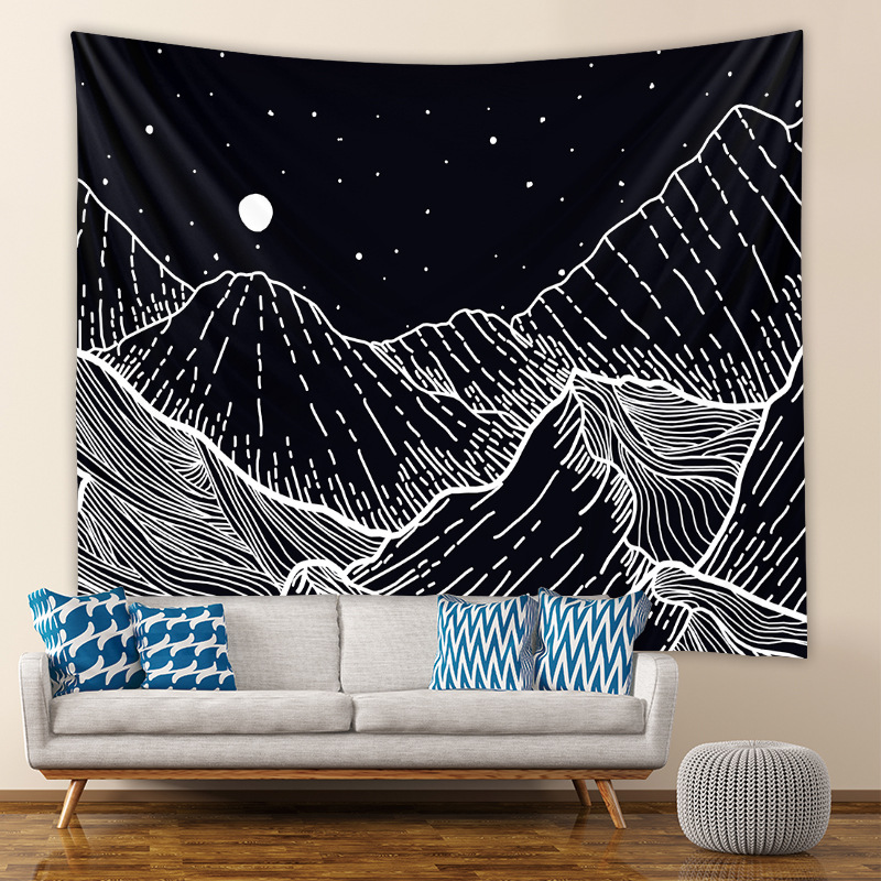 Retro Style Printed Tapestry Wholesale Nihaojewelry display picture 8