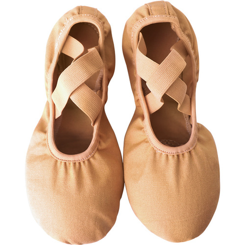 舞蹈鞋女软底练功鞋免抽带弹力儿童女瑜伽鞋形体中国舞鞋猫爪鞋