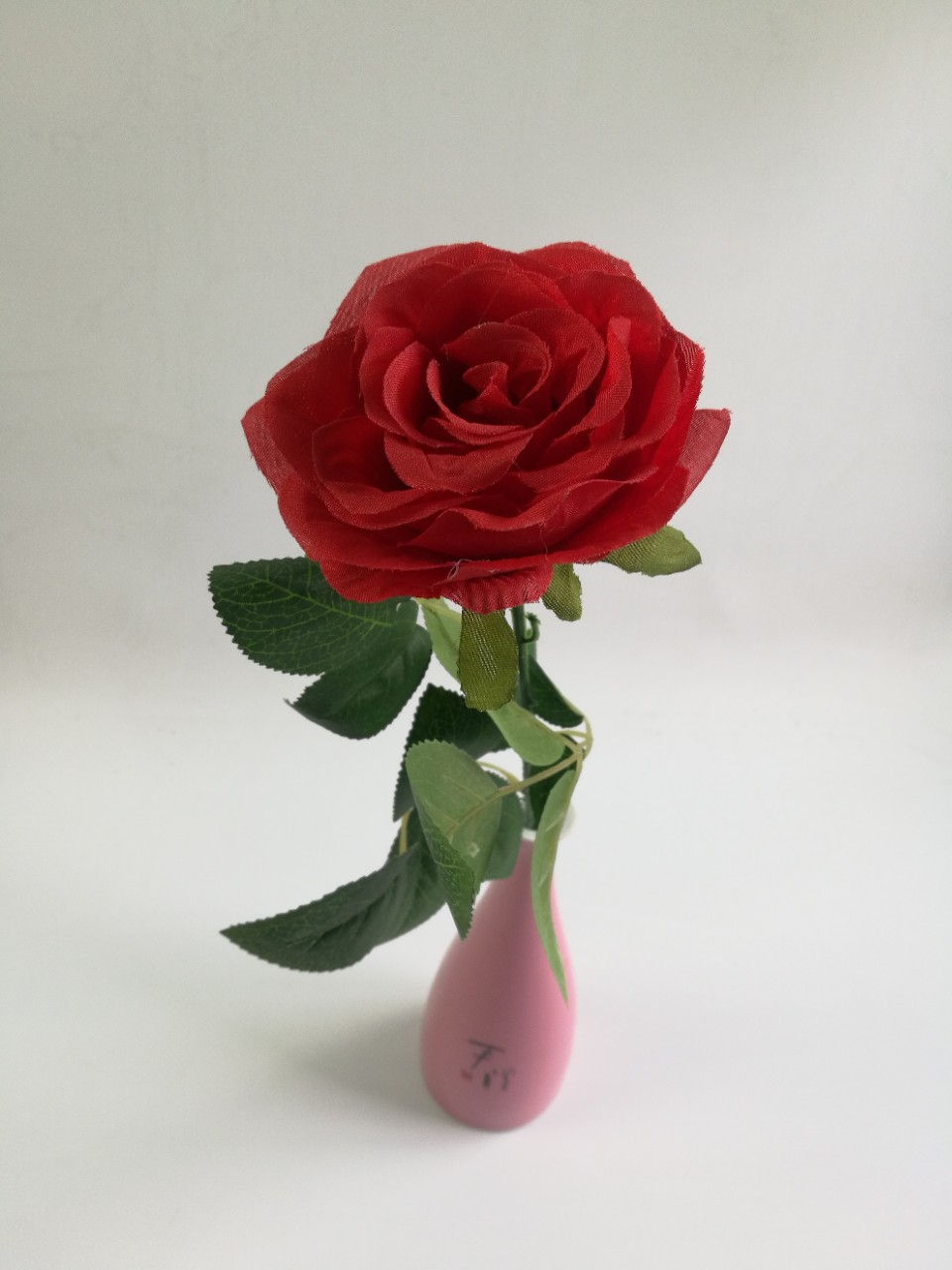 Rosa única imitación flor de seda flor flor artificial flor decoración flor fábrica directa