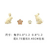 Cartoon asymmetrical set, earrings, car, Japanese spaceship, South Korea, giraffe