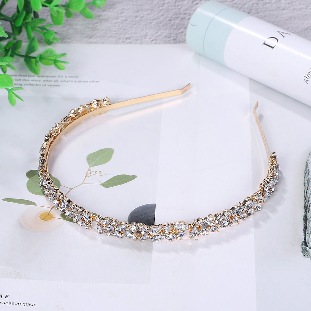 Alloy Diamonds Sens Headband Jewelry Accessories Trend Hair Accessories Wholesale display picture 5