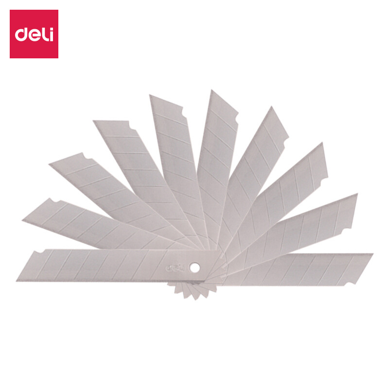 Leili 2011 Blade 8-Head SK5 Alloy Steel Large Craft Knife Blade/Cutting Paper Knife Blade 10-Piece Portable Box Pack