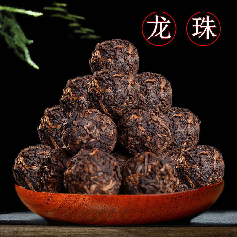 Spherical small Puerh tea from Yunnan province