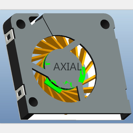 聚风 2504微型风扇 VR眼镜VR一体机散热风扇 4mm侧吹直流风扇