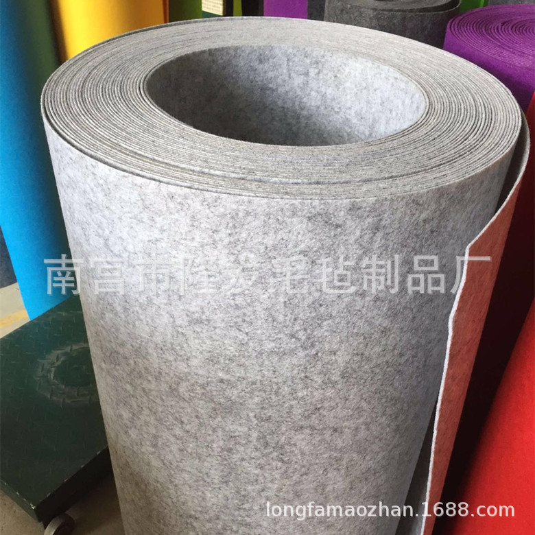 供应制帽毛毡无纺布 羊毛无纺毛毡布2MM3MM 手套底布不织布