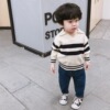 Baby knitting jacket Boy polo Lapel girl sweater 2019 New Korean 1-3 year