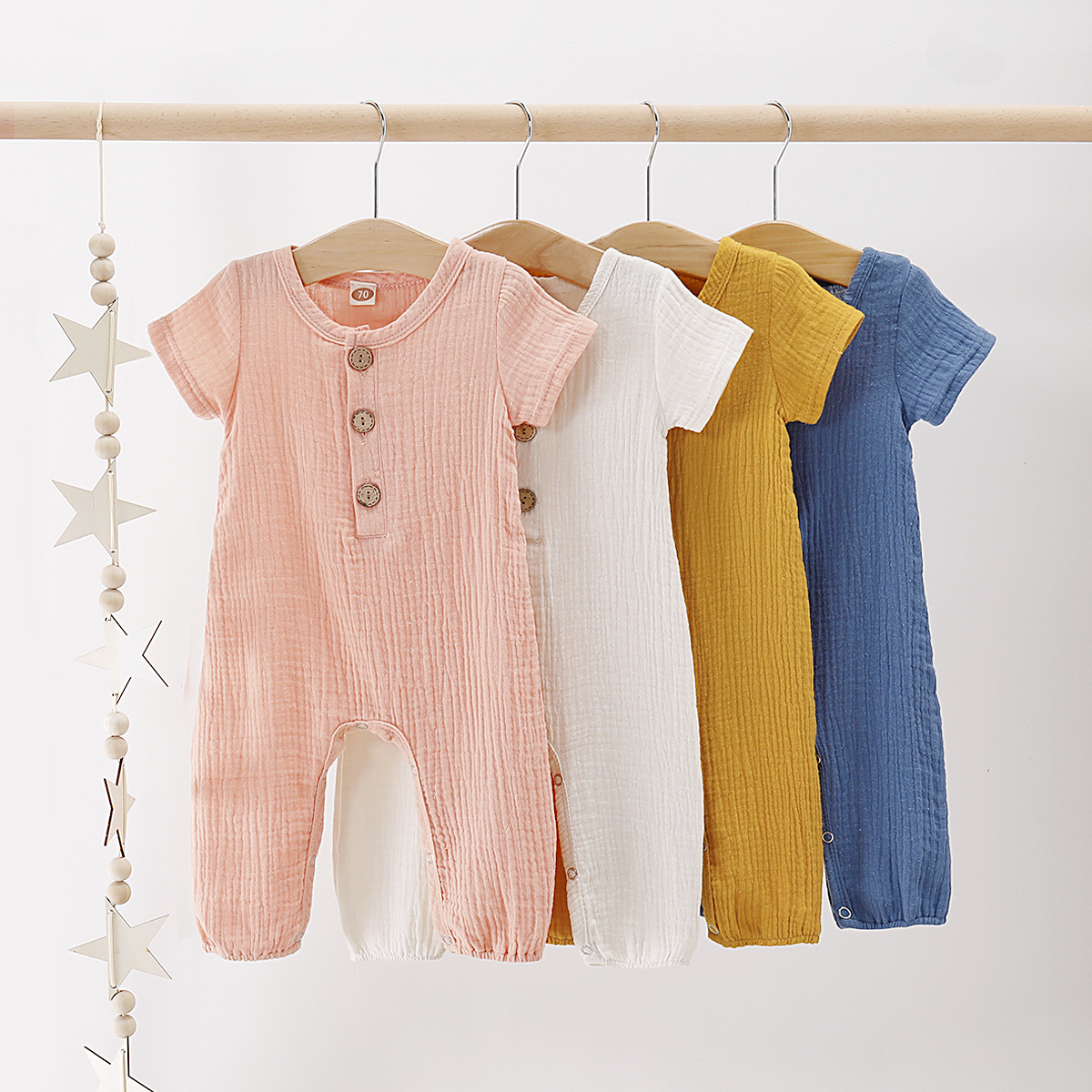 2019 baby summer hot style baby solid co...