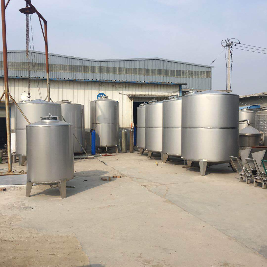 源头厂家生产20吨不锈钢酒容器 食品级304不锈钢酒罐定做 报价