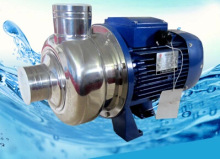 粤华牌半开式不锈钢离心水泵 洗碗机专用泵 欧式污水泵 卫生泵