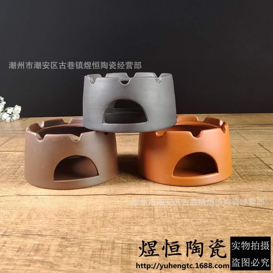 紫砂茶具厂家直销批发 紫砂温茶炉 固体酒精炉 功夫汤炉 温汤炉