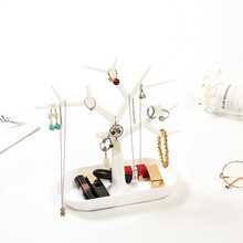 创意时尚小鸟树形首饰架 饰品架项链戒指耳环架钥匙 眼镜展示架