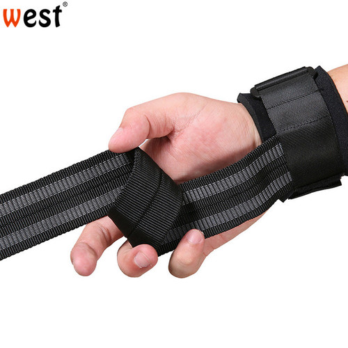 Strength training booster belt weightlifting deadlift squat fitness badminton sweat-absorbent wrist support deadlift strap
