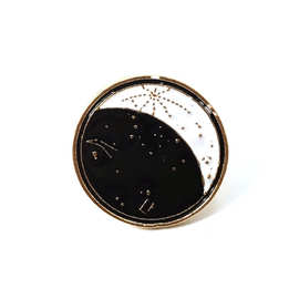 随变欧美 好卖款星座空间宇宙战争胸针牛仔夹克徽章衬衫徽章