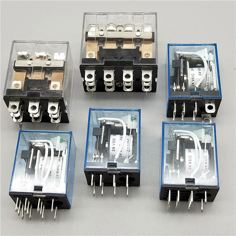 银点小型继电器MY2NJ HH52P MY3NJ HH53P MY4NJ HH54P DC24V|ru