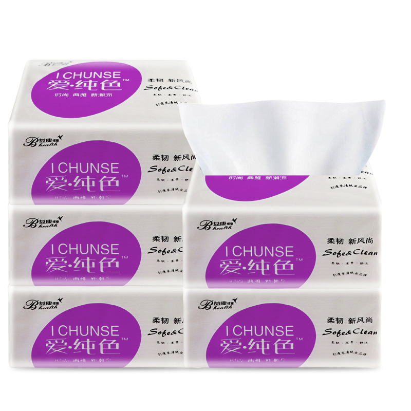 household life tissue Wholesale pumping paper Wood pulp paper drawing Big bag paper hotel tissue Into the factory Direct selling