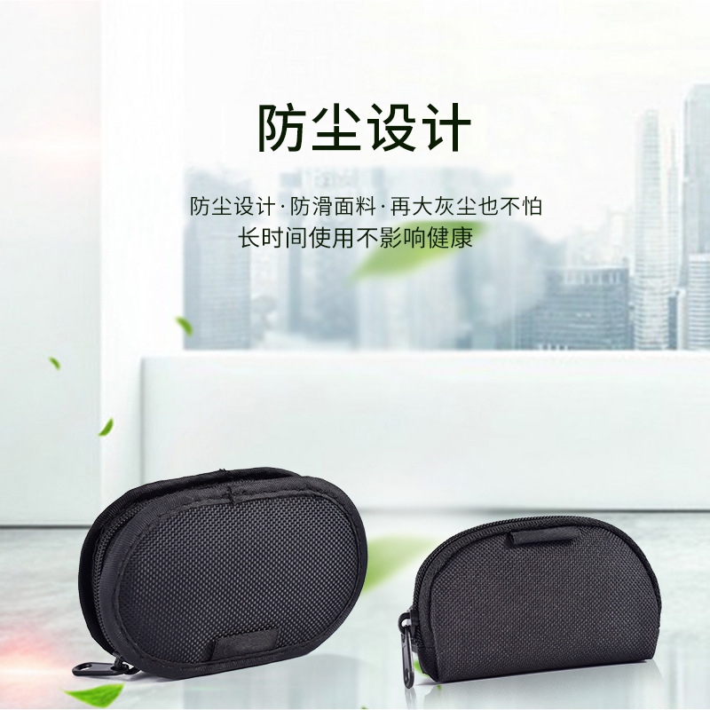 Factory earphone packaging box storage bag Oxford cloth 3c electronic digital earplug packaging bag travel supplies set