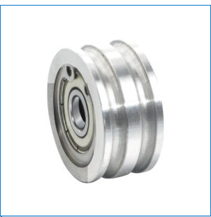 圆皮带用惰轮 双联型 ENW01-40 ENW11-50双槽滑轮 铝合金圆带轮