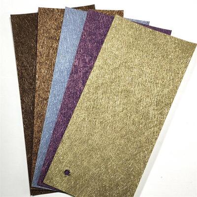 direct deal PVC Zhen Paper Leatherette paper Process Paper notebook Cover paper